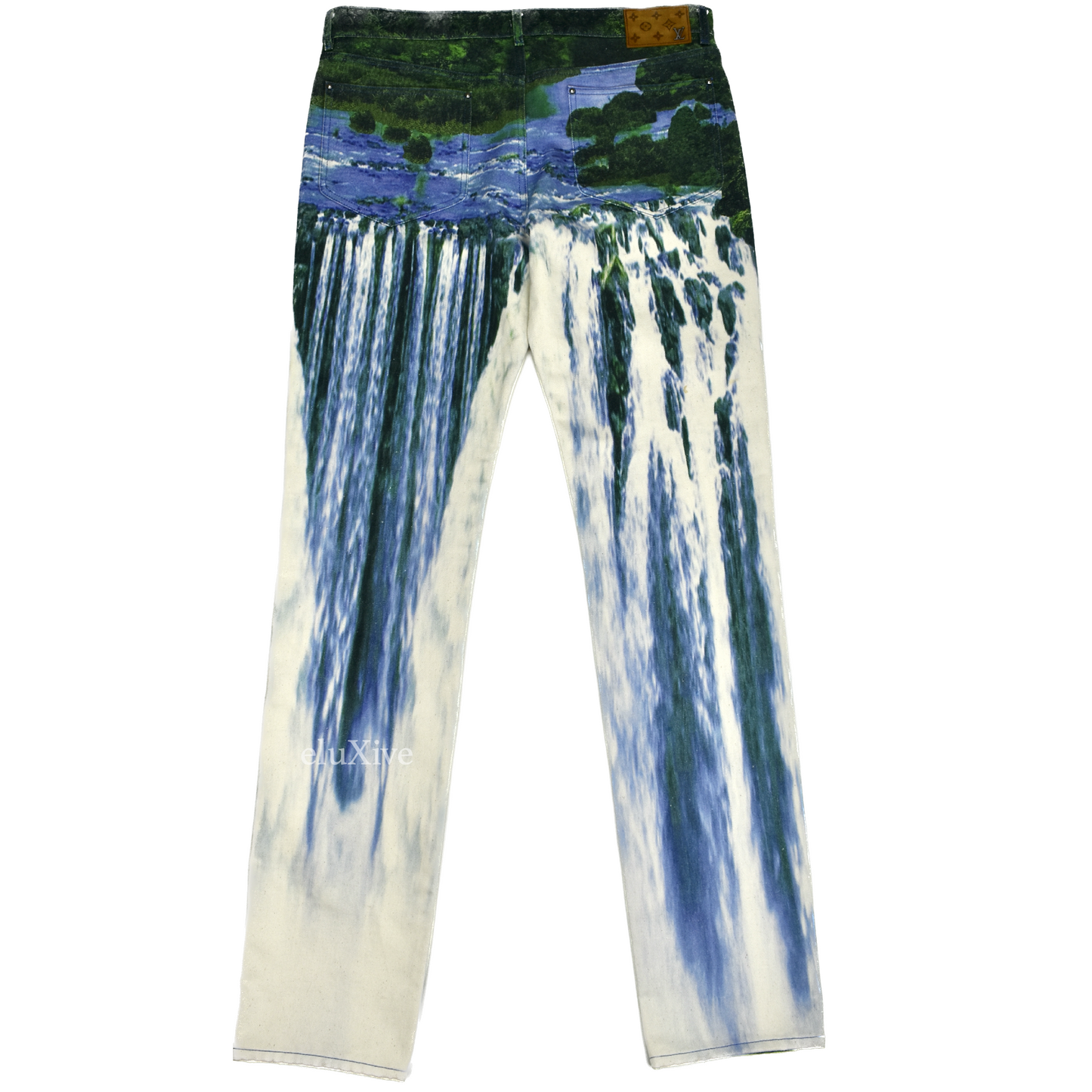 Louis Vuitton - SS22 Amen Break Landscape Print Denim Jeans
