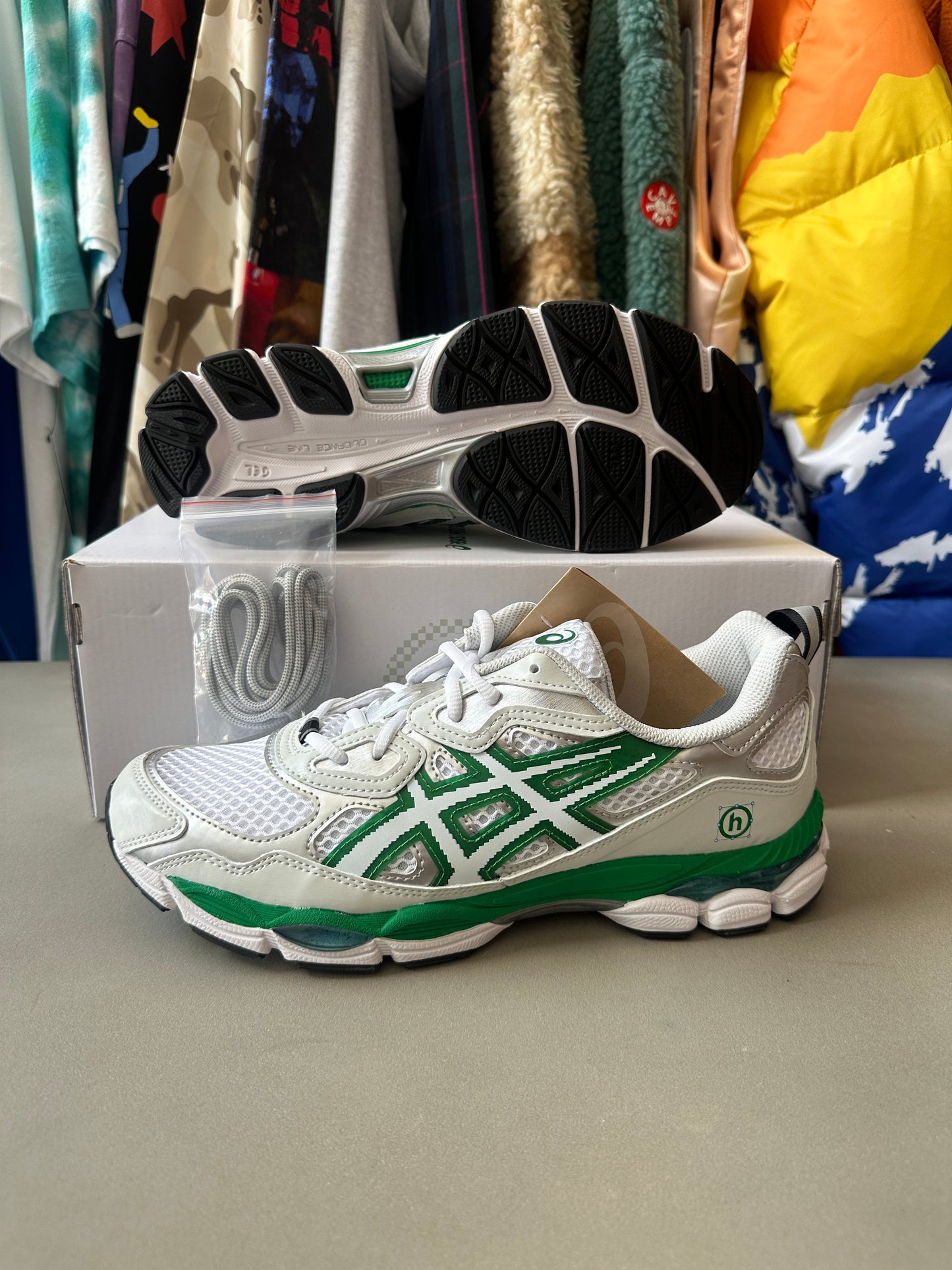 Asics x Hidden NY - Gel NYC Sneakers (White / Green)