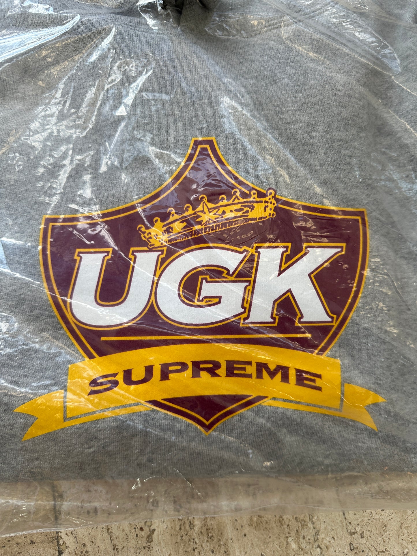 Supreme x UGK - Ridin' Dirty Hoodie (Gray)