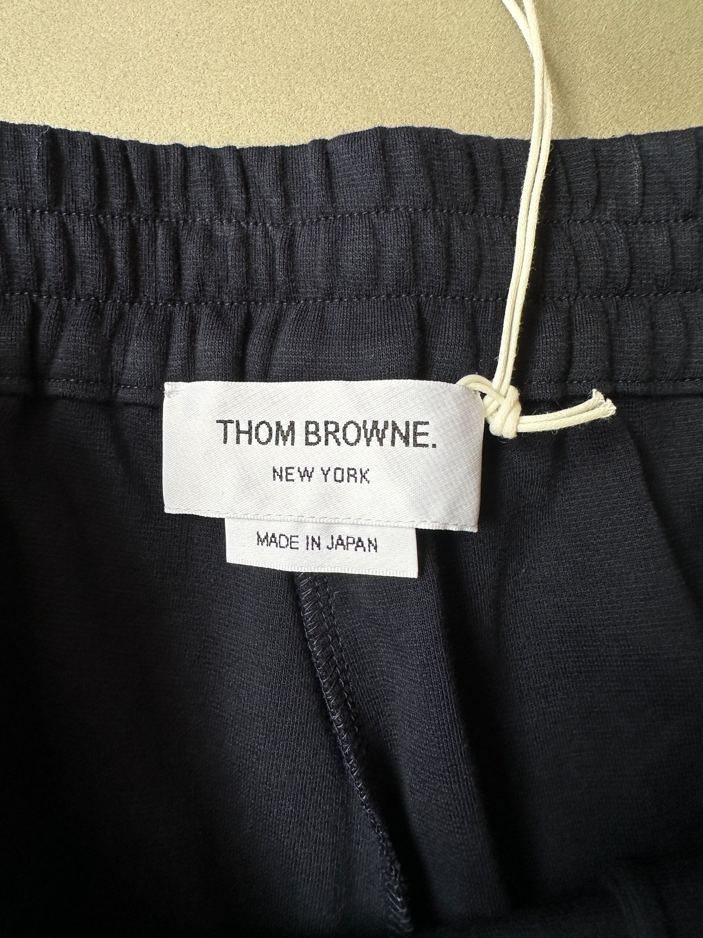 Thom Browne - Navy Logo Patch Track Shorts