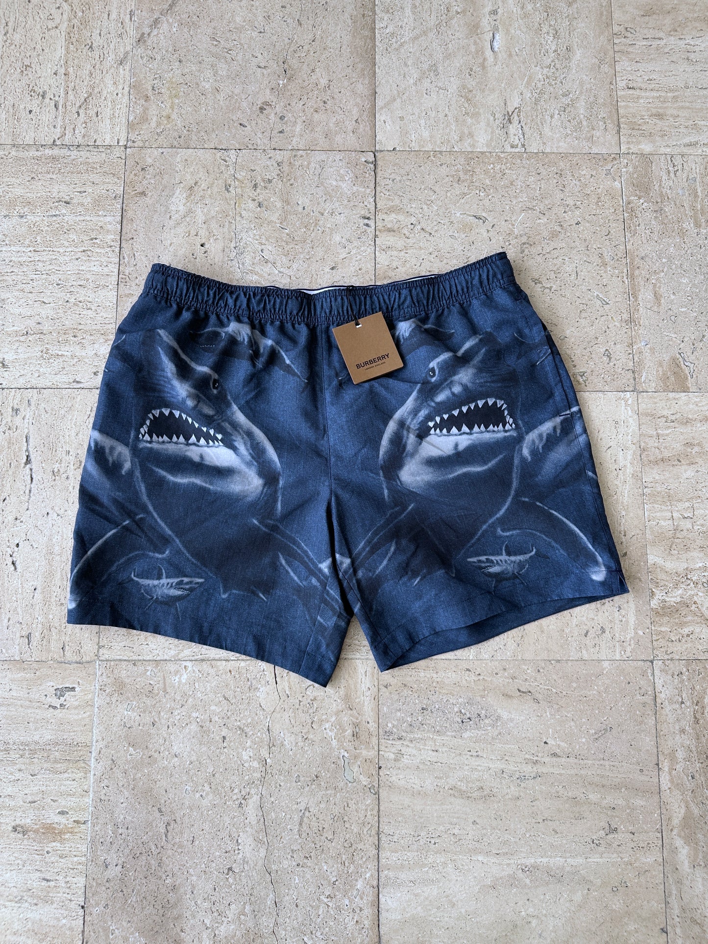 Burberry - Shark Print Swim Shorts