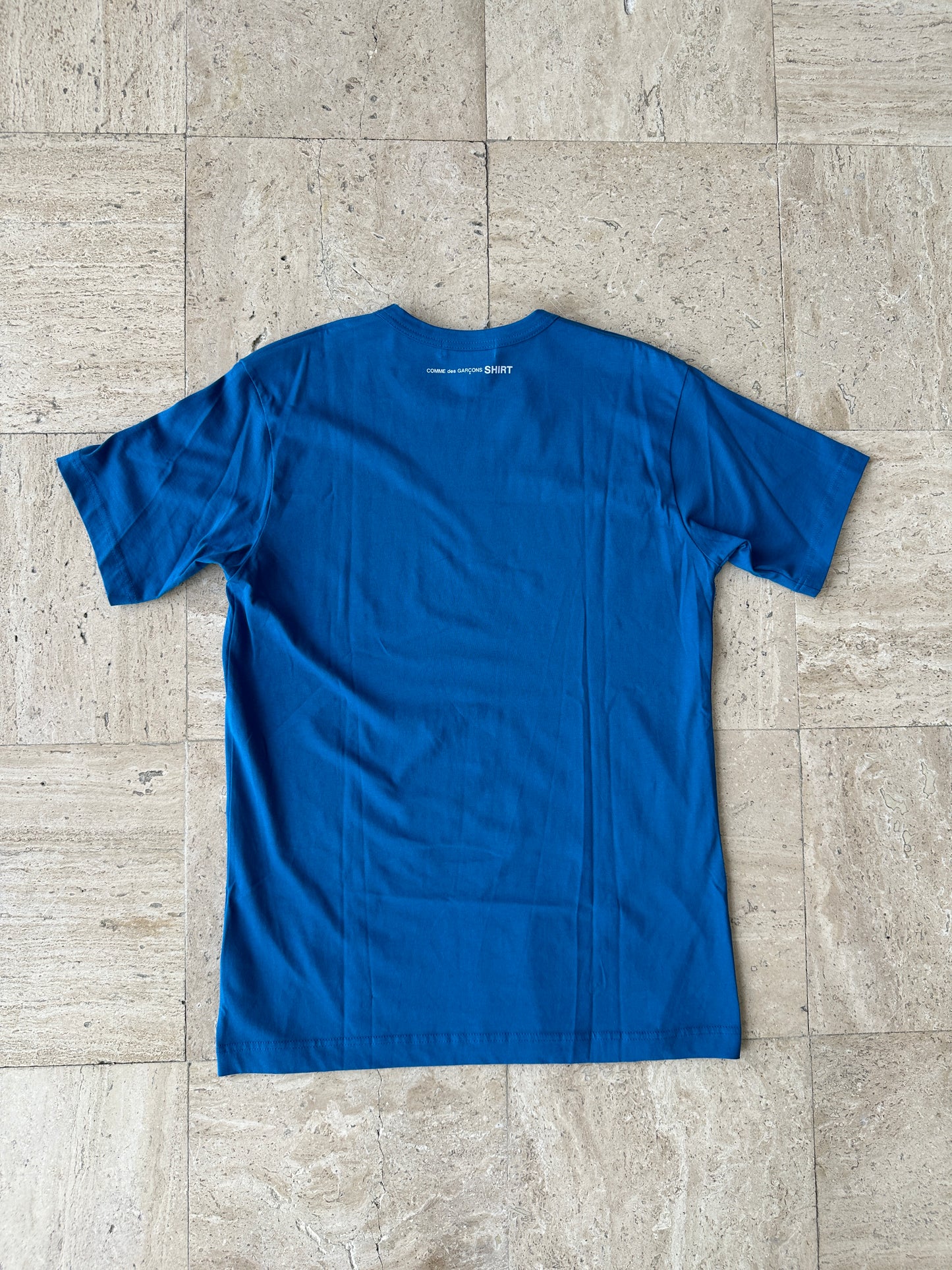 Comme des Garcons - Blue Back Logo T-Shirt