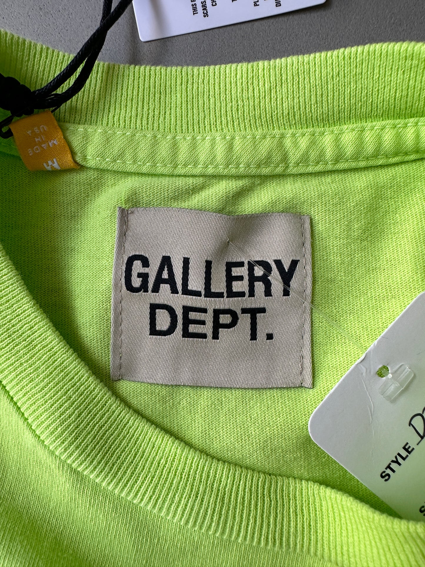 Gallery Dept. - Bright Green Souvenir Logo T-Shirt