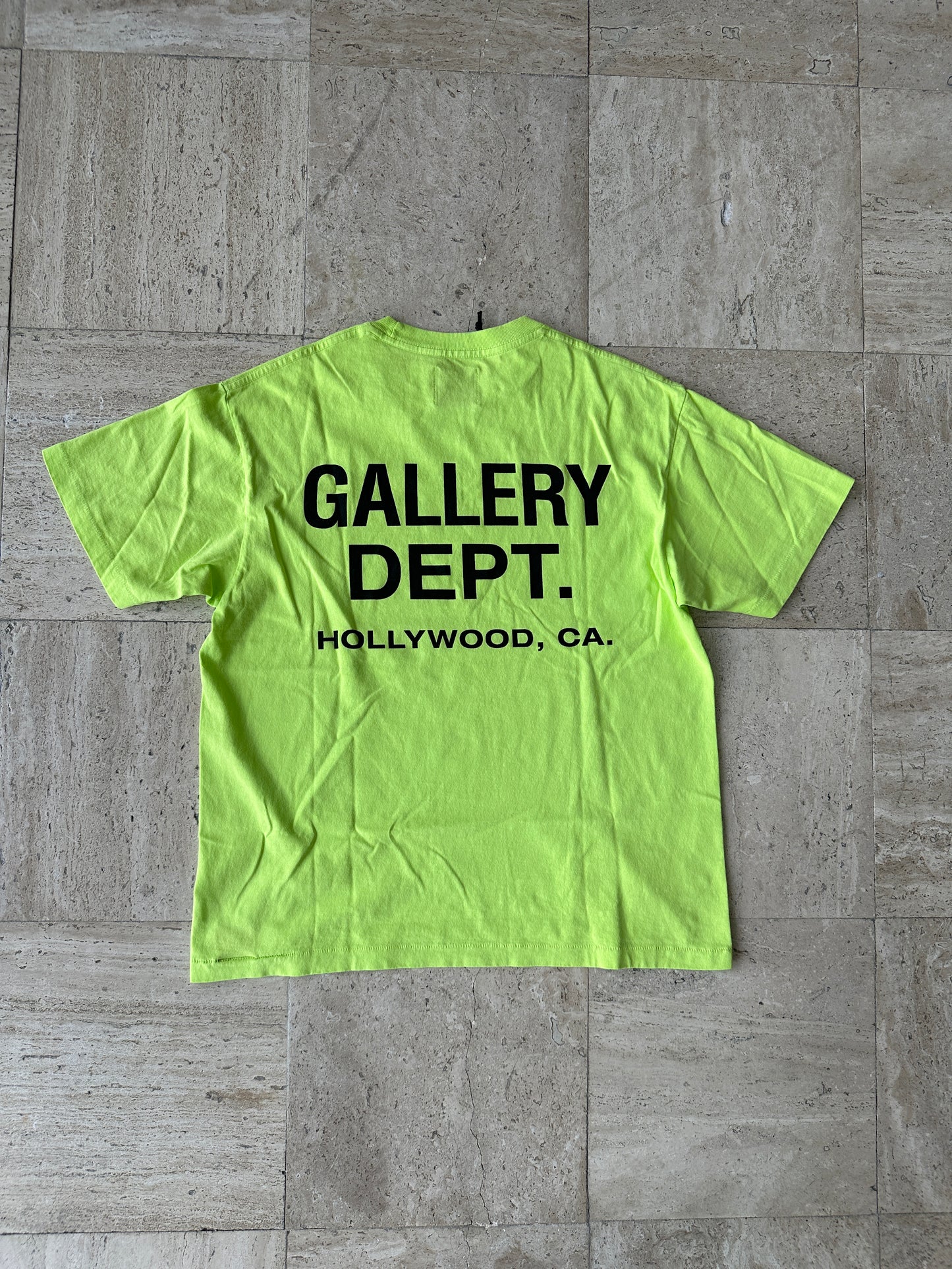 Gallery Dept. - Bright Green Souvenir Logo T-Shirt