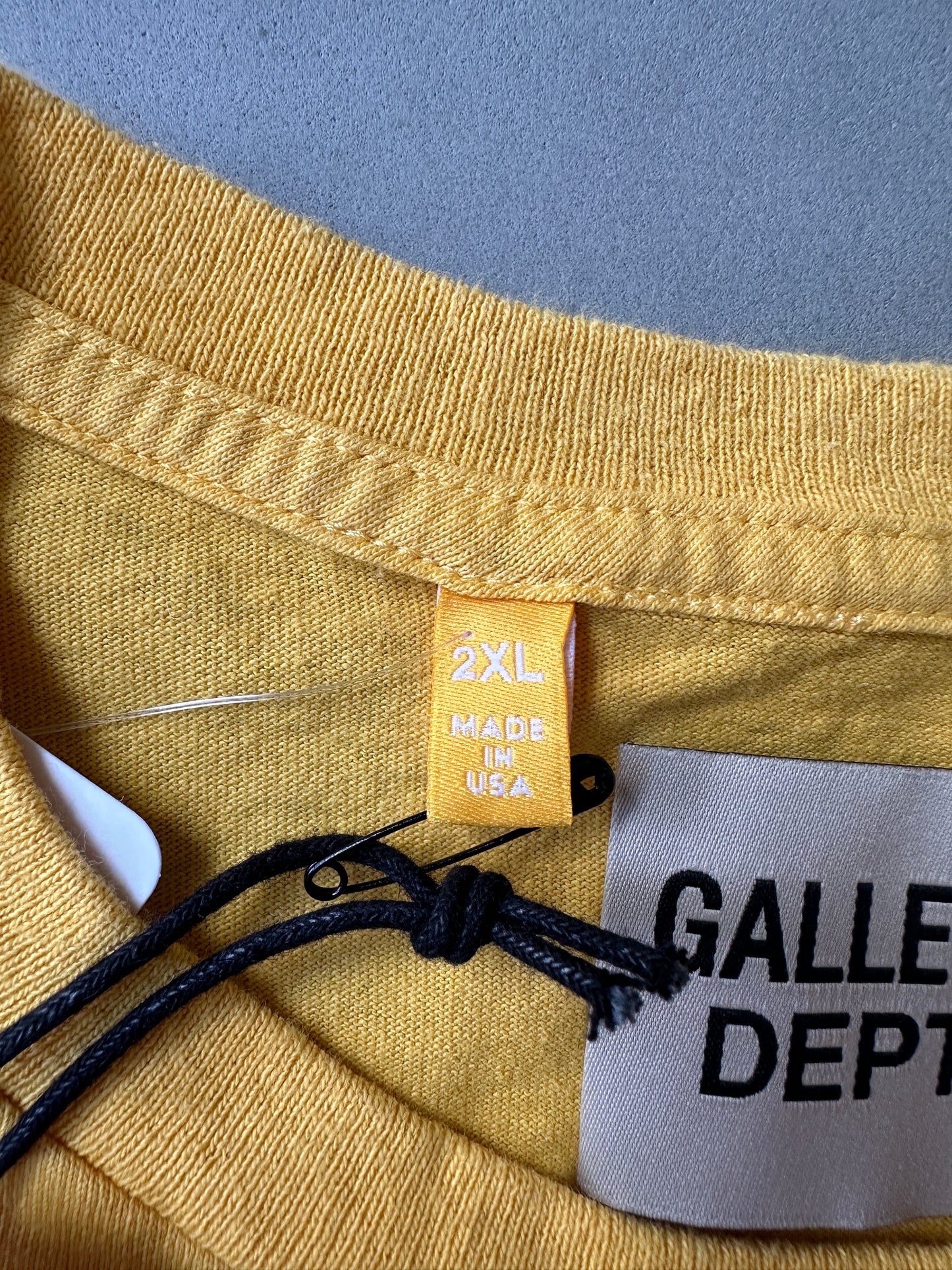 Gallery Dept. - Yellow Fucked Up Logo T-Shirt