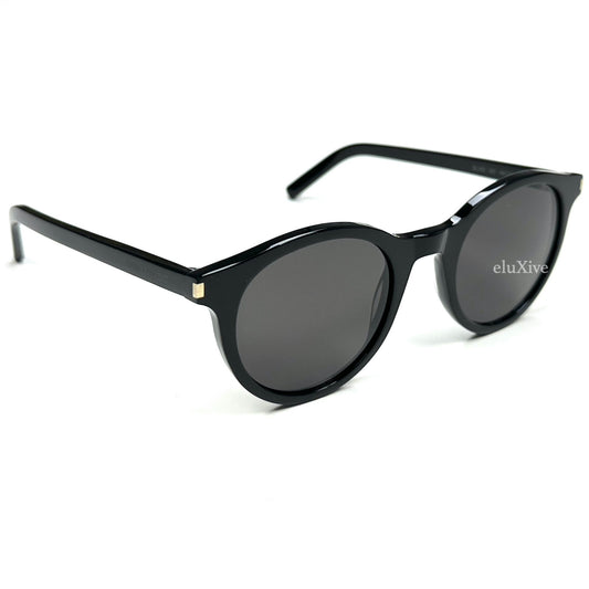 Saint Laurent  - SL342 Black Classic Round Sunglasses