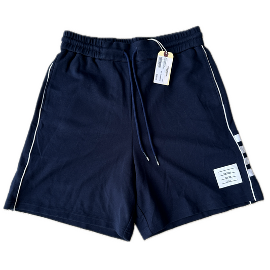 Thom Browne - Navy Logo Patch Track Shorts