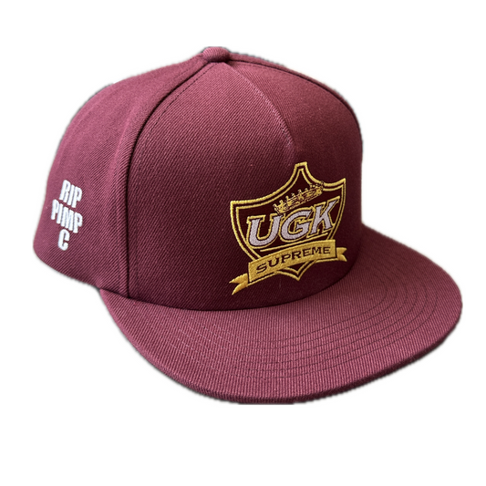 Supreme x UGK - RIP Pimp C Hat (Dark Red)