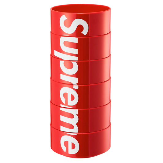 Supreme x Heller - Red Logo Bowls (Set of 6)
