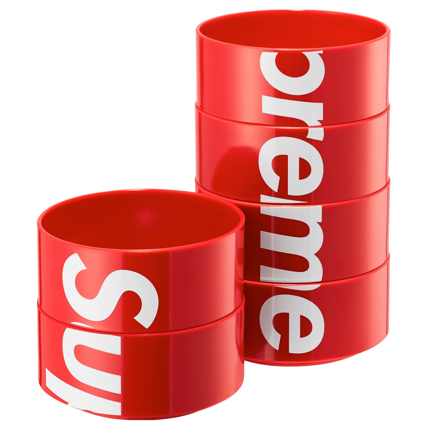 Supreme x Heller - Red Logo Bowls (Set of 6)