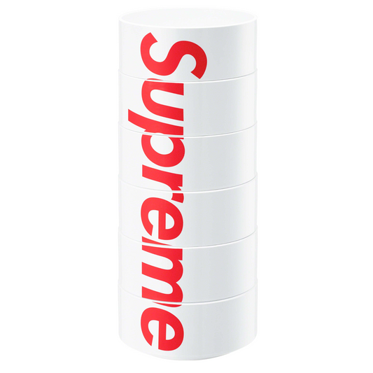 Supreme x Heller - White Logo Bowls (Set of 6)
