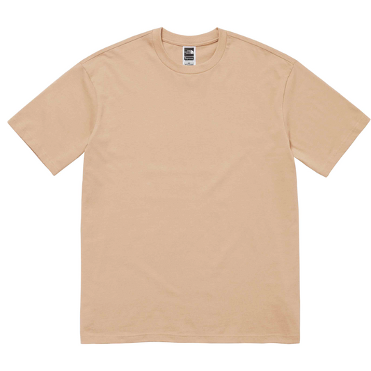 Supreme x The North Face - Back Logo Print T-Shirt (Tan)