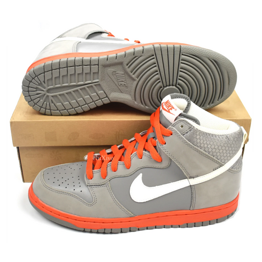 Nike - Dunk High Light Charcoal / Orange 'Un Pigeon'