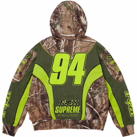 Supreme x Fox Racing - Zip Up Hooded Sweatshirt (Realtree Camo)