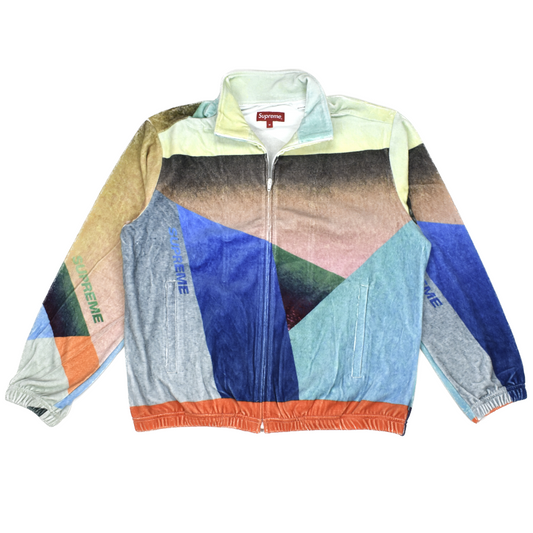 Supreme - Gradient Print Velour Track Jacket