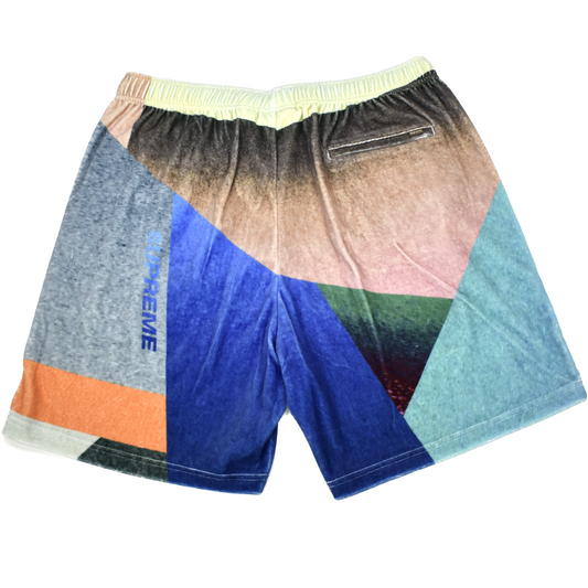 Supreme - Gradient Print Velour Shorts