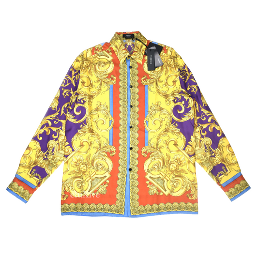 Versace - Barocco Print Silk Shirt