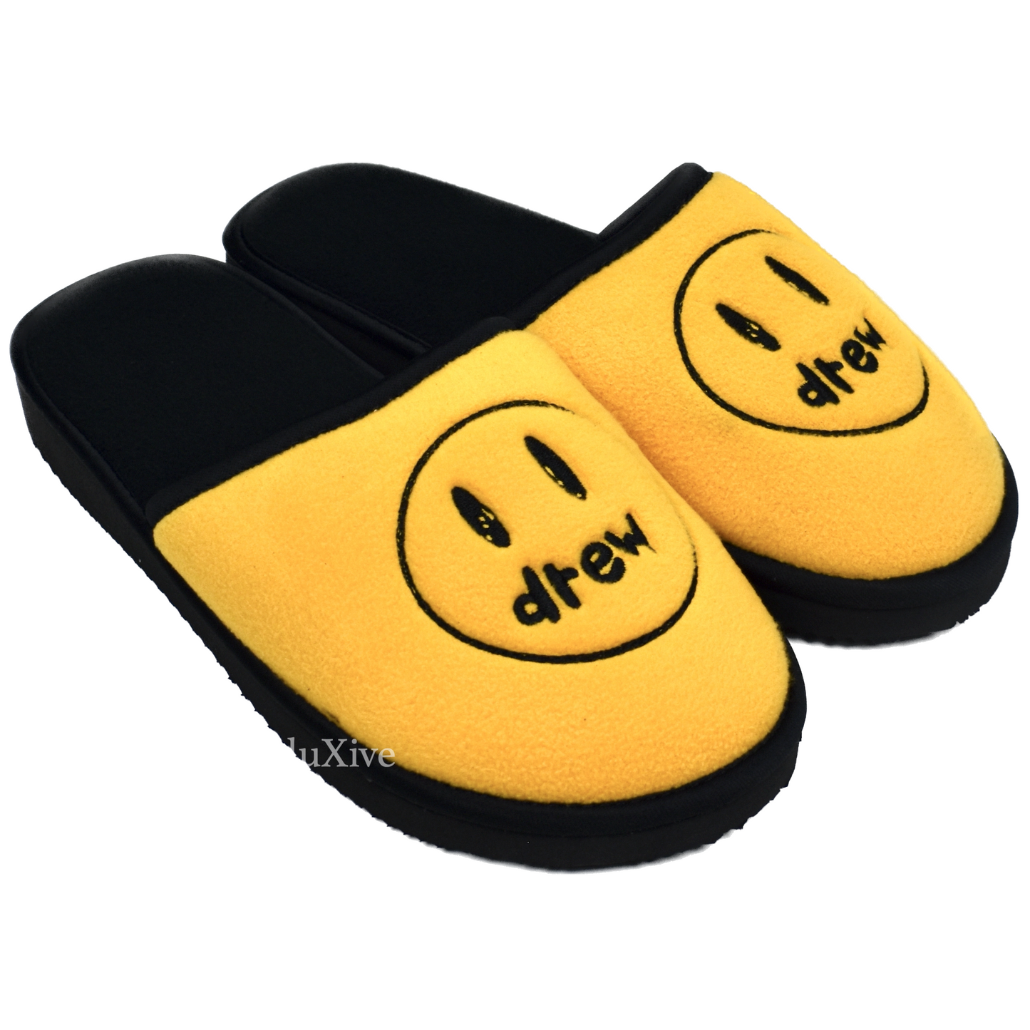 Drew House - Yellow Smiley Face Logo Slippers