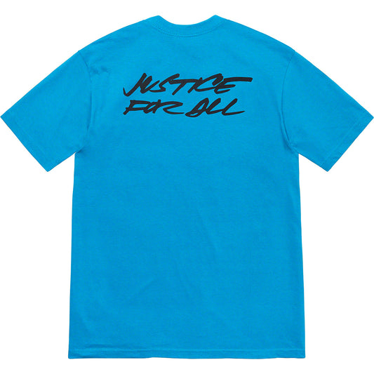 Supreme - Futura Logo T-Shirt (Bright Blue)