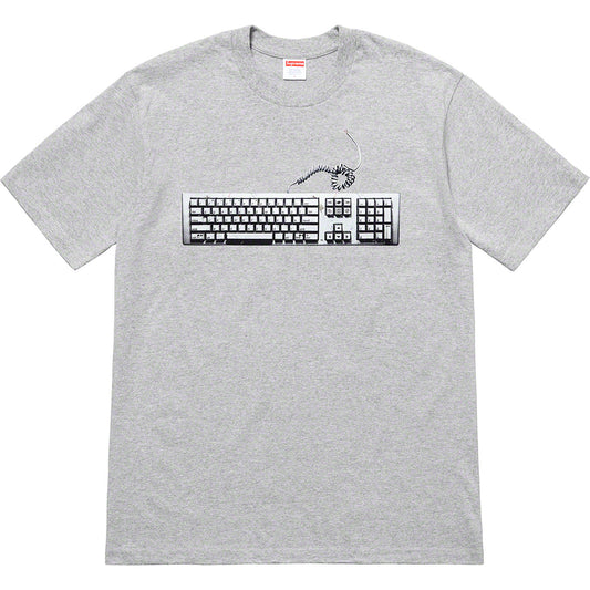Supreme - Gray Keyboard Logo T-Shirt (SS19)