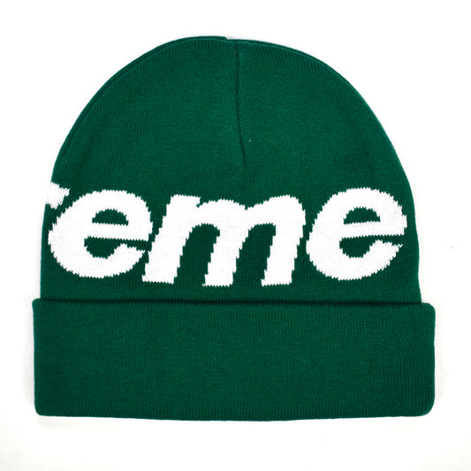 Supreme - Big Logo Knit Beanie (Dark Green)