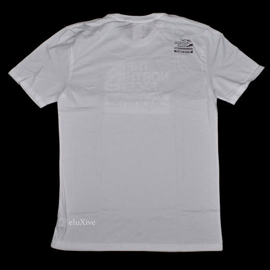 Supreme x The North Face - Metallic Box Logo T-Shirt (White)
