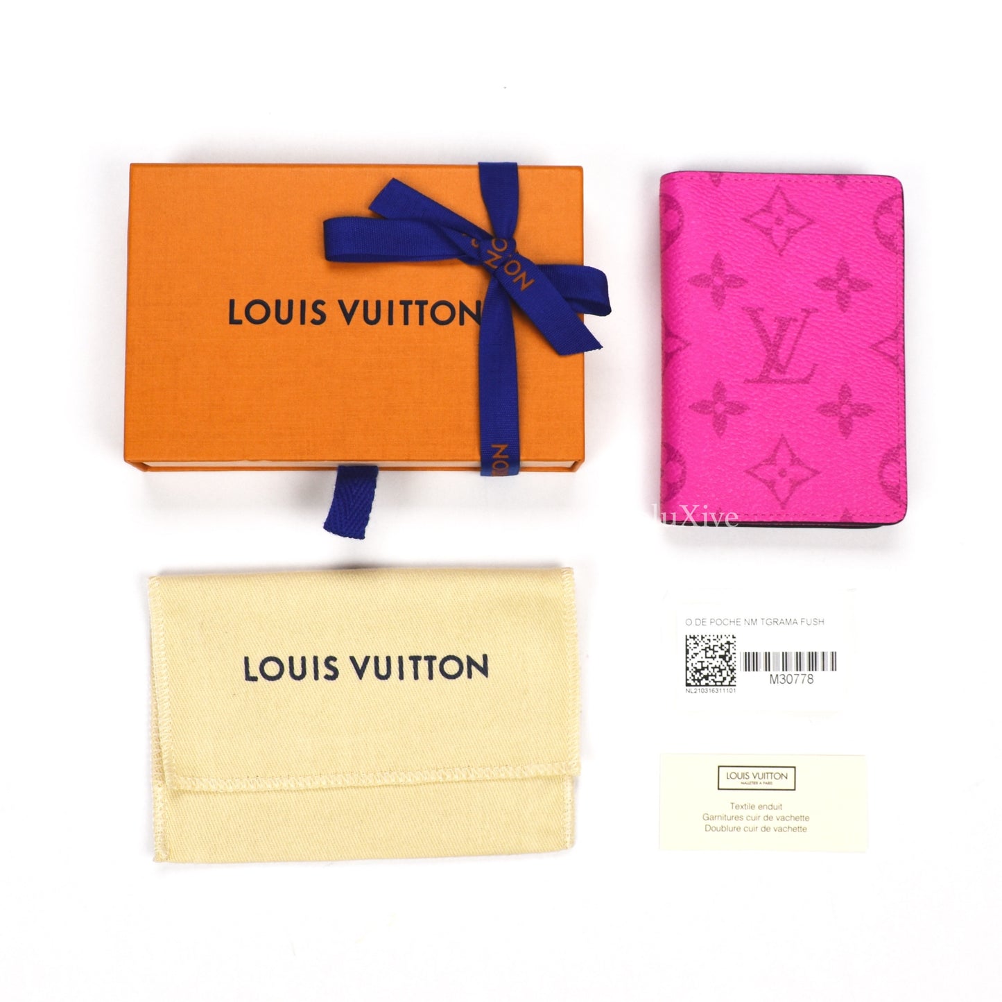 Louis Vuitton - Monogram Pocket Organizer Wallet (Fuchsia Pink)