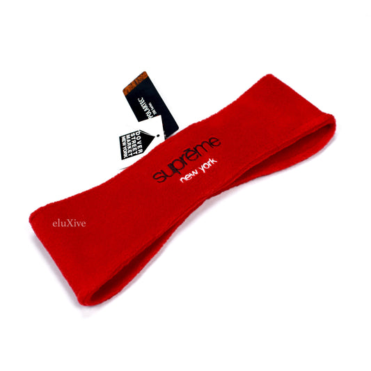 Supreme - Classic Logo Polartec Headband (Red)
