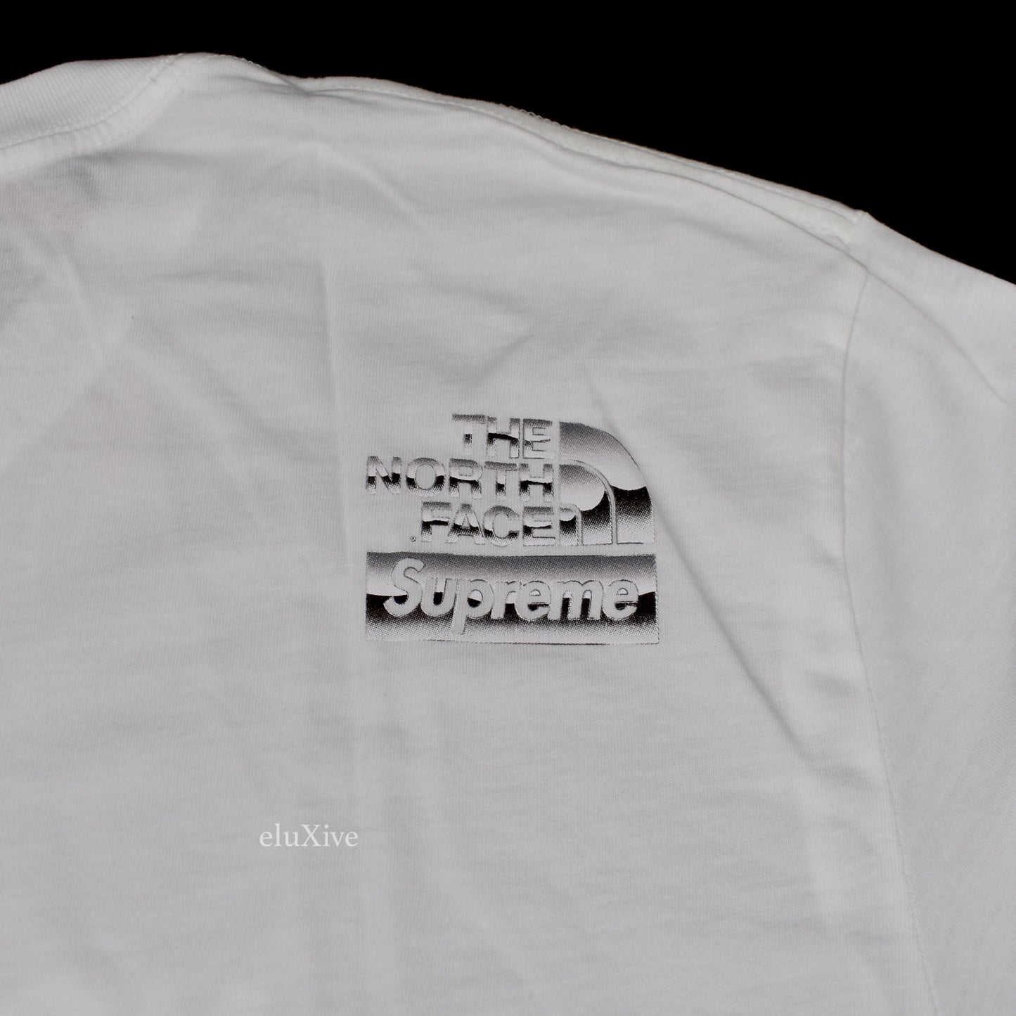 Supreme x The North Face - Metallic Box Logo T-Shirt (White)