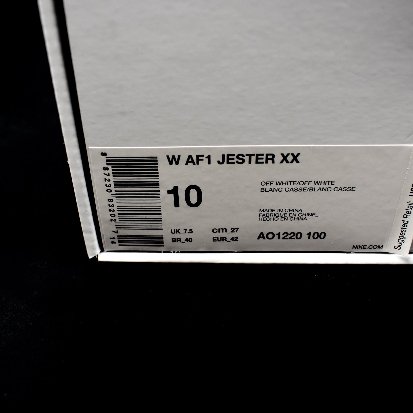 Nike - W Air Force 1 Jester XX (Off White)