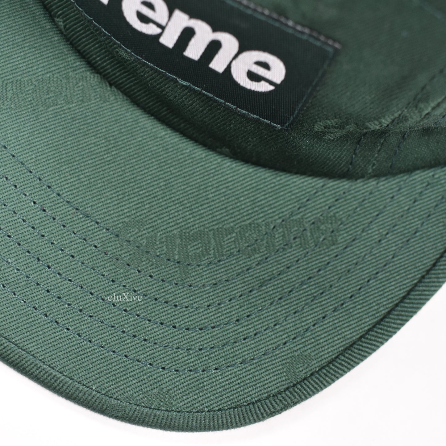 Supreme - Dark Green Box Logo Jacquard Hat
