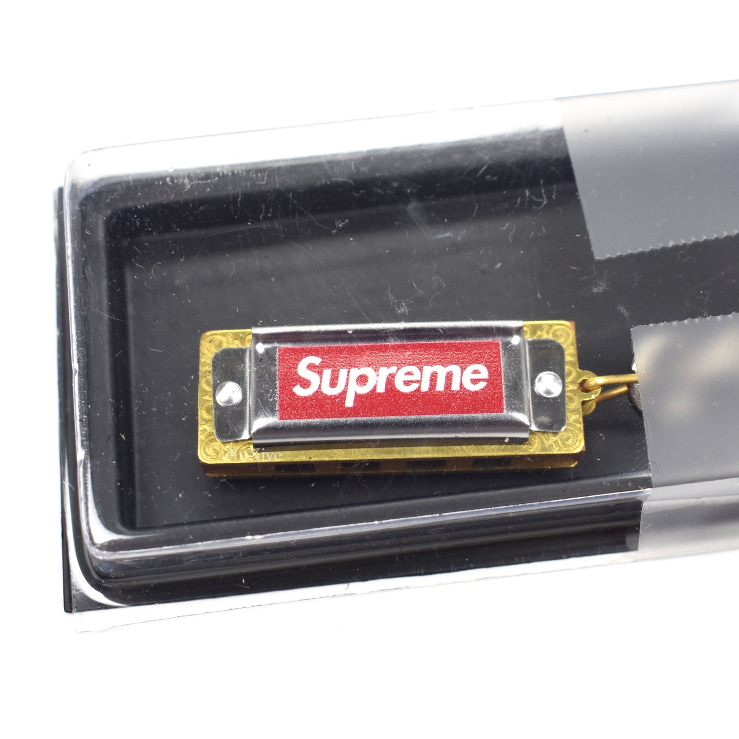 Supreme x Hohner - Red Box Logo Mini Harmonica Keychain