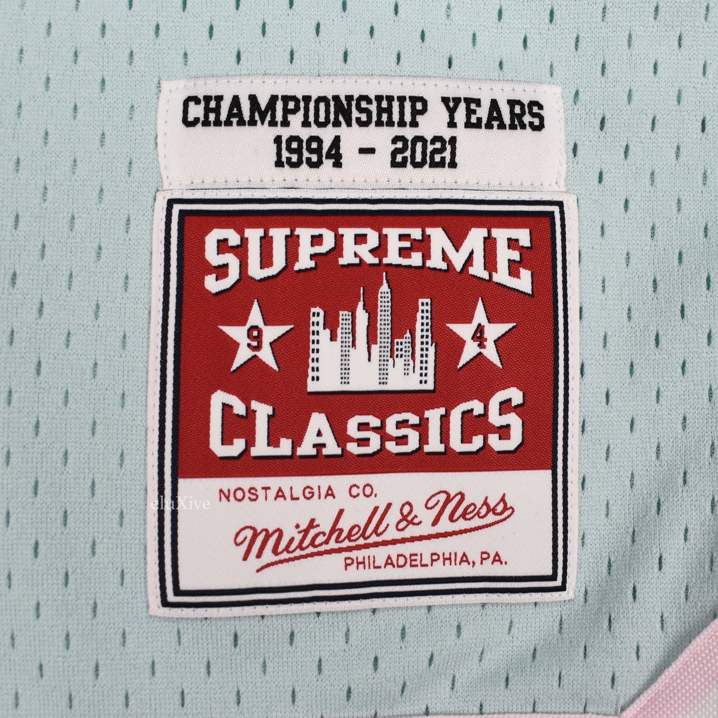 Supreme x Mitchell & Ness - Light Blue Basketball Shorts