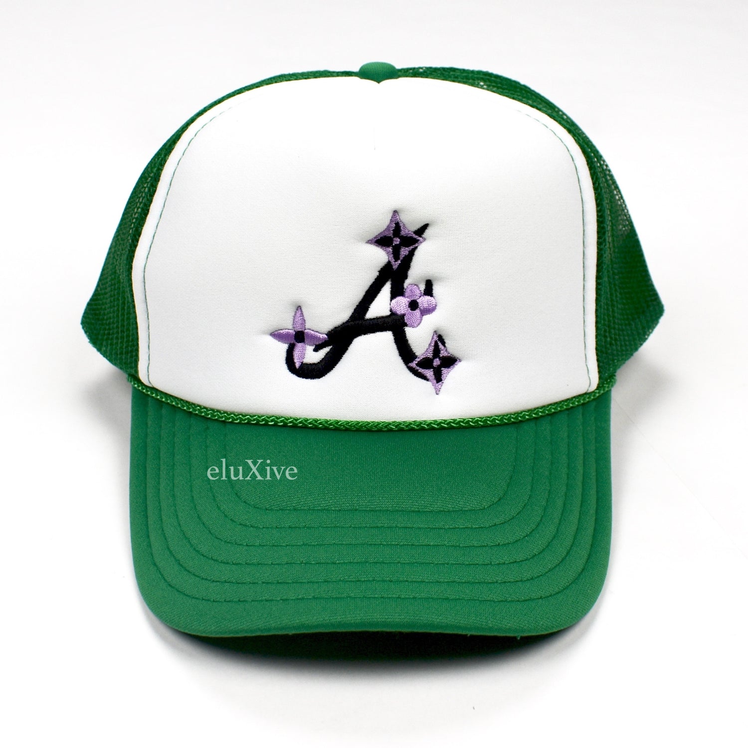 Bravest Studios - White / Green ATL Logo Trucker Hat – eluXive