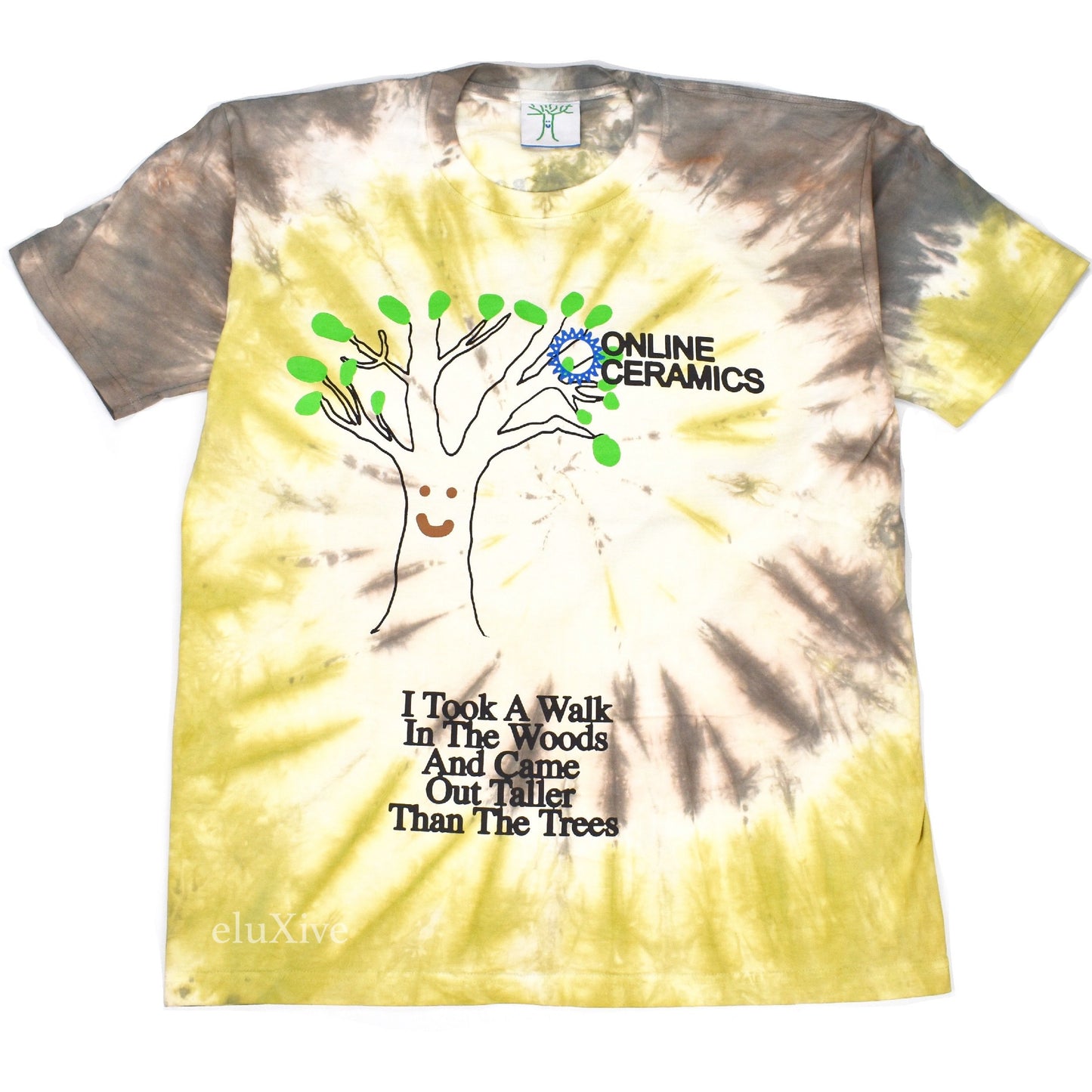 Online Ceramics - Taller Than The Trees Tie-Dye T-Shirt