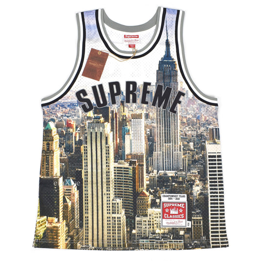 Supreme x Mitchell & Ness - Skyline Print Basketball Jersey