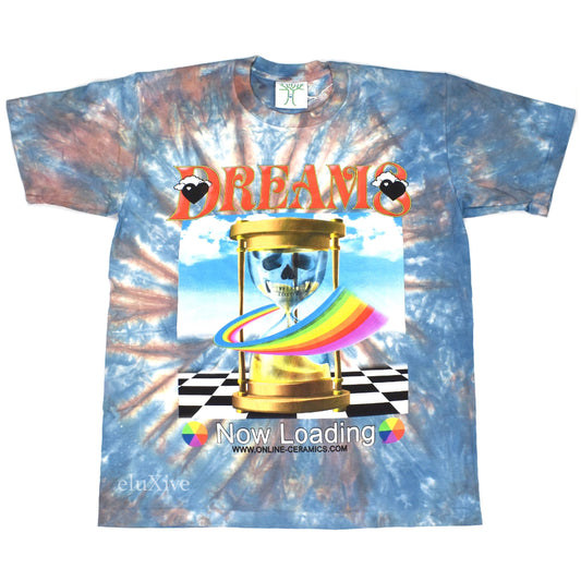 Online Ceramics - Dreams Now Loading Tie-Dye T-Shirt