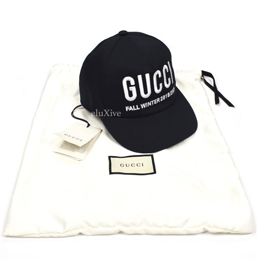 Gucci - Fall Winter 2019/2020 Logo Hat (Black)
