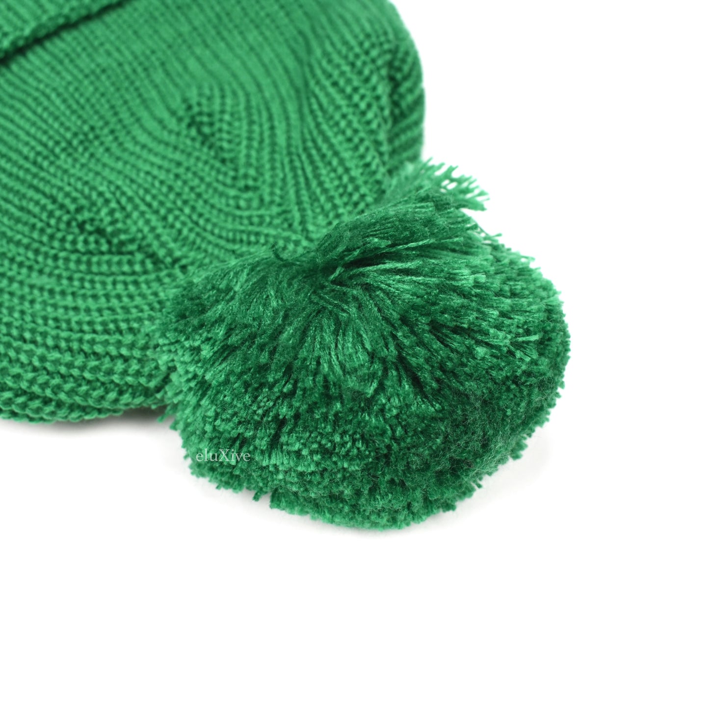 Noah - Green Core Logo Pom Pom Beanie