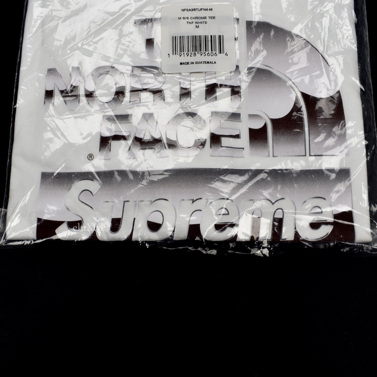 Supreme x The North Face - Metallic Box Logo T-Shirt (White)