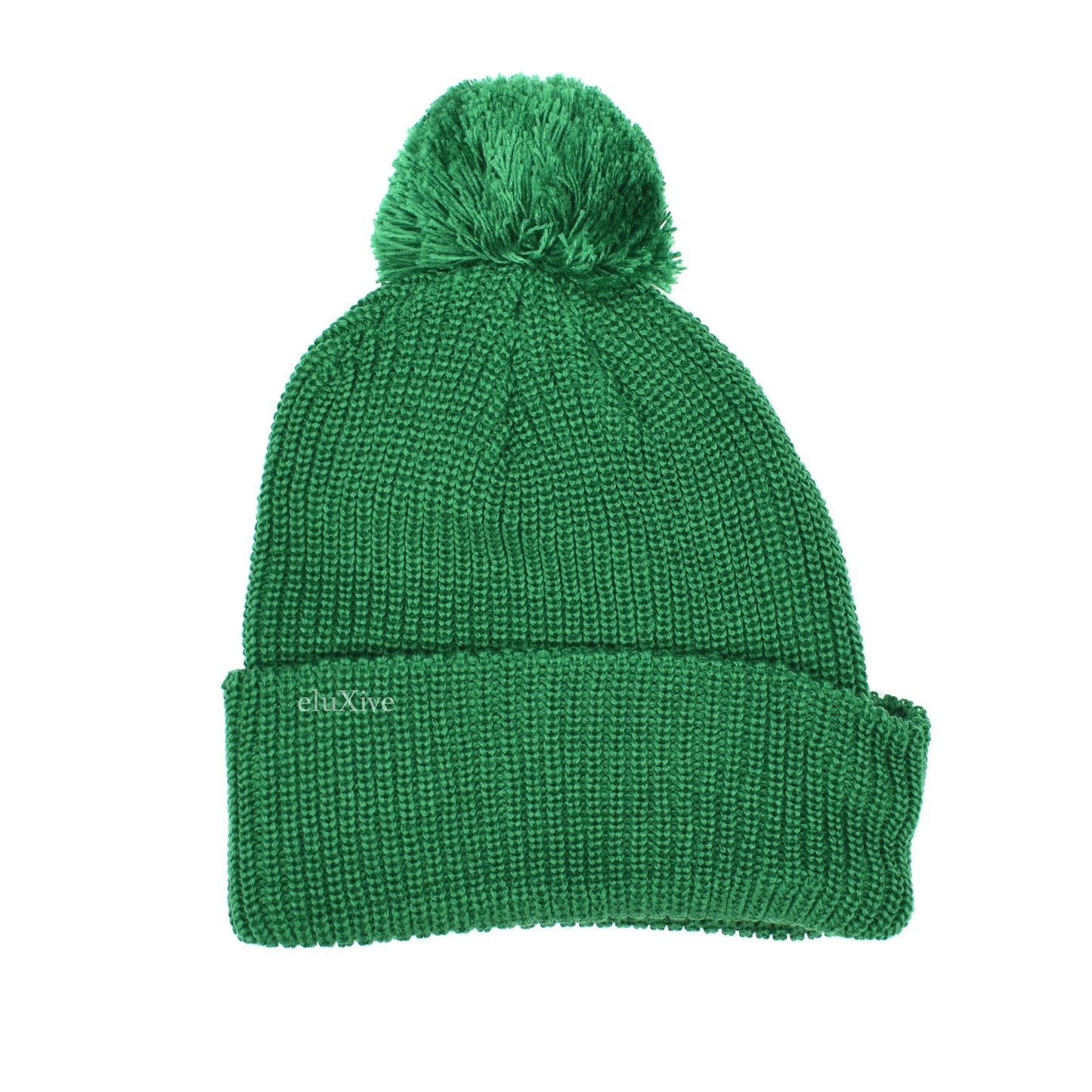 Noah - Green Core Logo Pom Pom Beanie