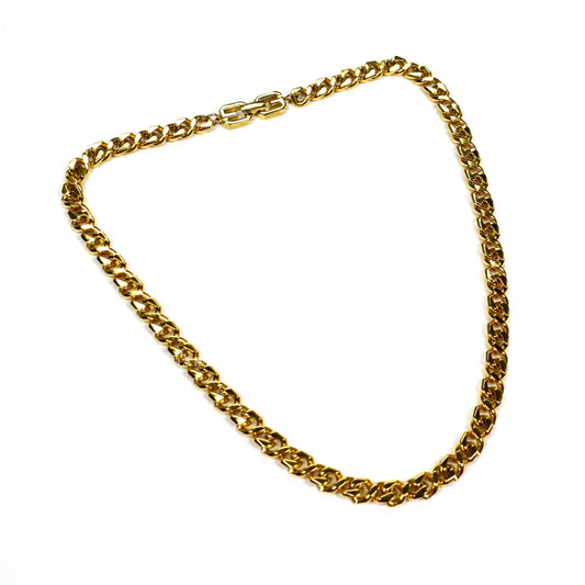 Givenchy - 24.5" Gold Curb Link Chain Necklace