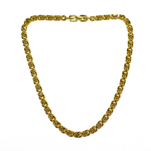 Givenchy - 24.5" Gold Curb Link Chain Necklace