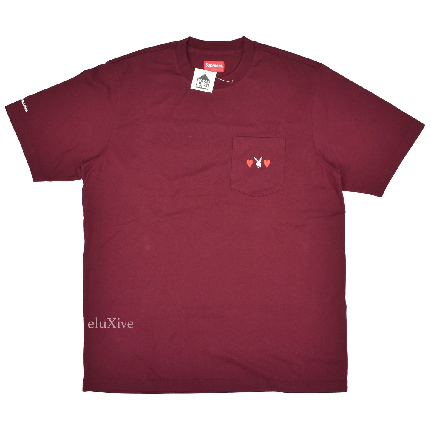 Supreme x Playboy - Bunny Logo T-Shirt (Burgundy)