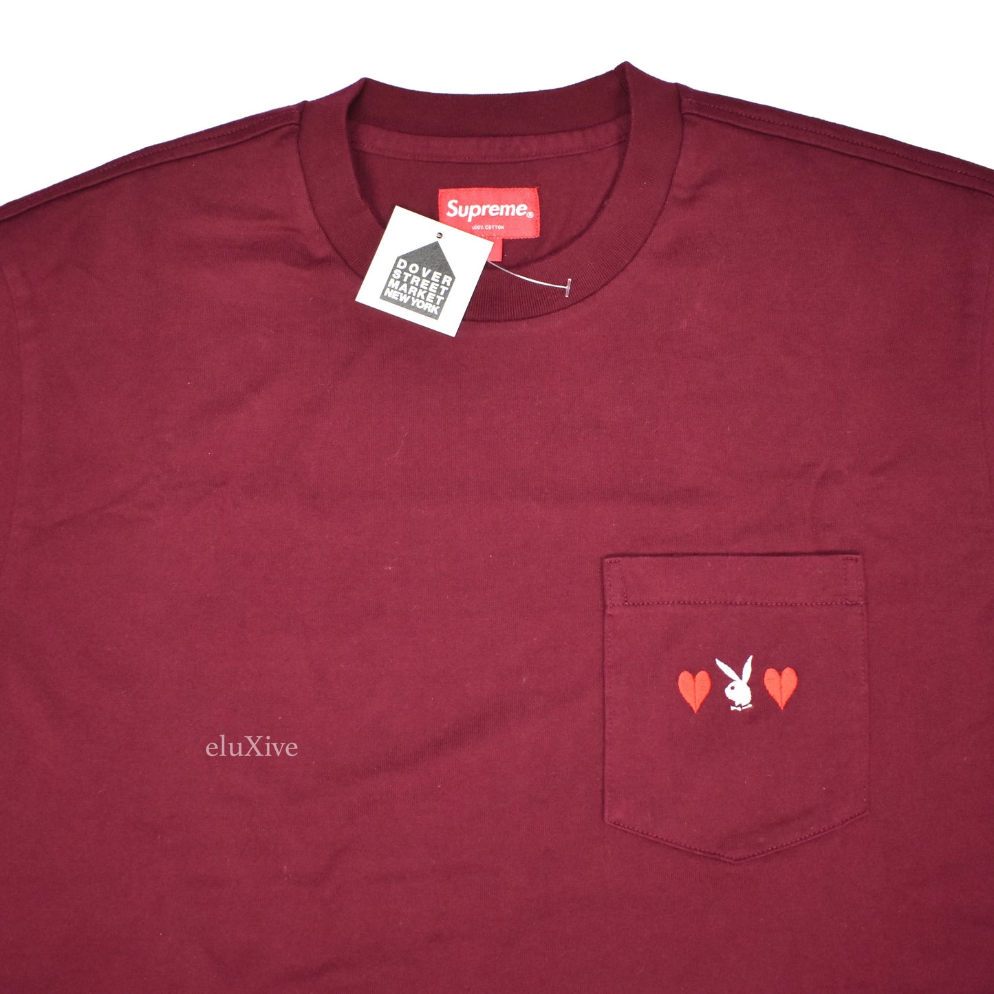 Supreme x Playboy - Bunny Logo T-Shirt (Burgundy)