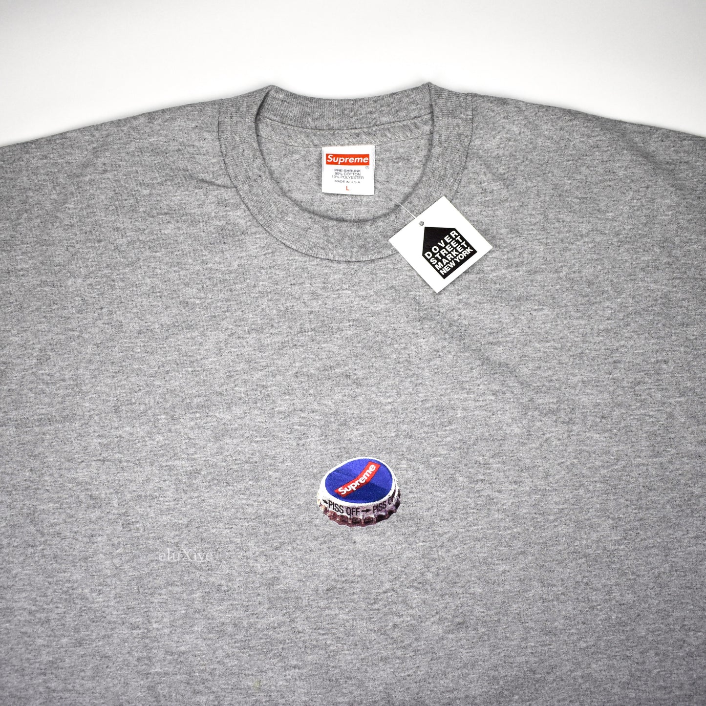 Supreme - Box Logo Bottle Cap T-Shirt (Gray)