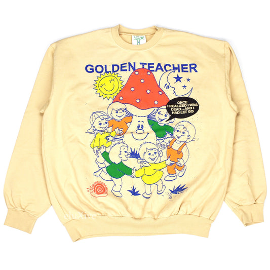 Online Ceramics - Golden Teacher Crewneck Sweatshirt (Tan)