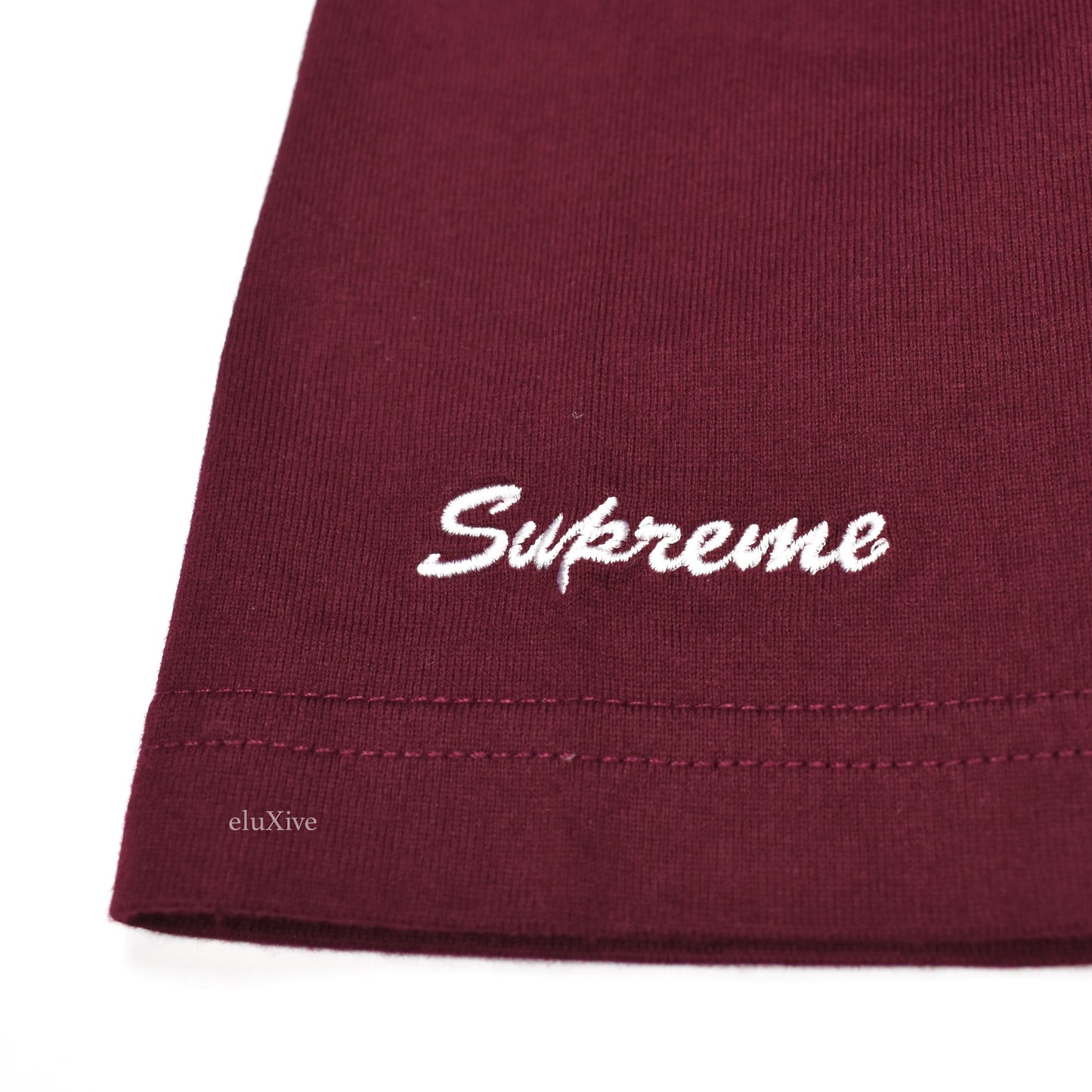 Supreme x Playboy - Bunny Logo T-Shirt (Burgundy)