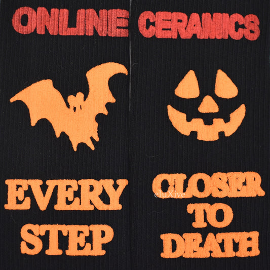 Online Ceramics - Every Step Closer to Death Logo Socks (Black)