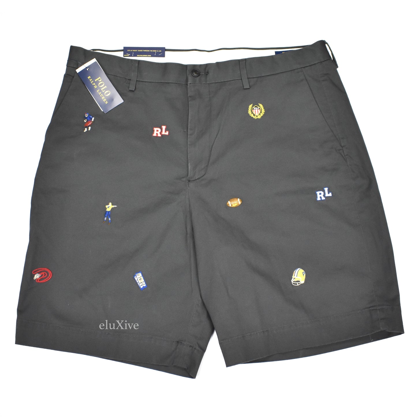 Polo Ralph Lauren - Football Logo Embroidered Shorts